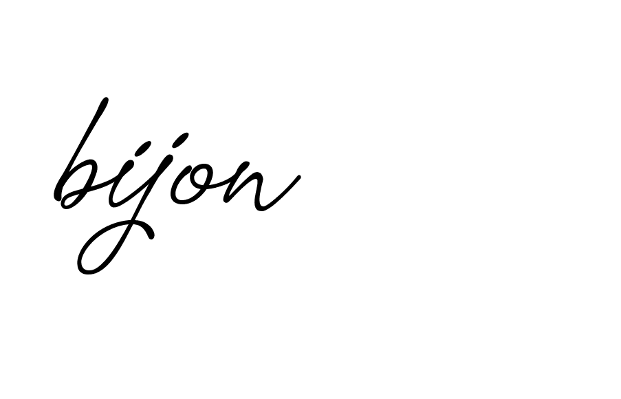 Signature of bijon