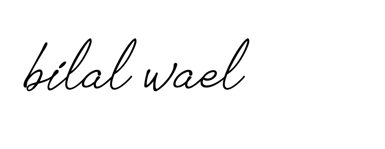 Signature of bilal-wael