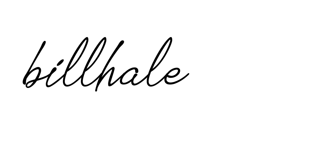 Signature of billhale