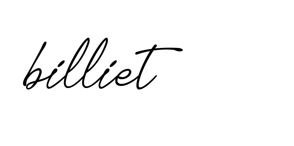 Signature of billiet