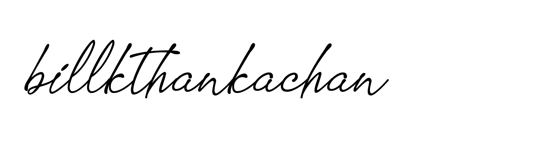 Signature of billkthankachan