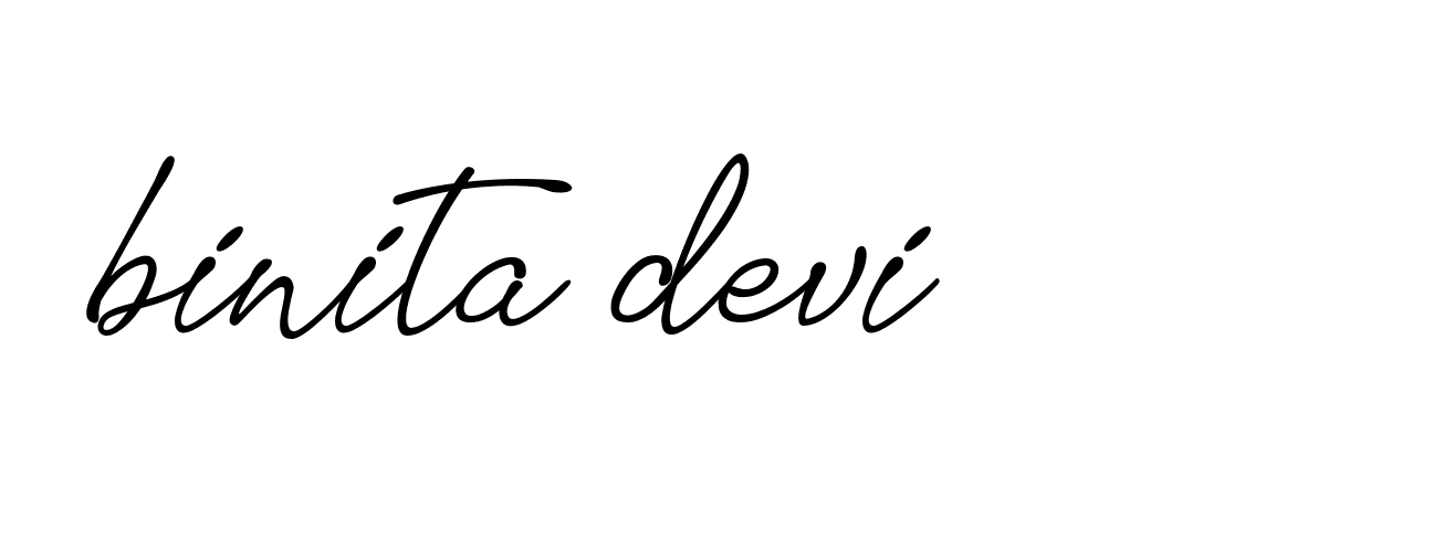 Signature of binita-devi