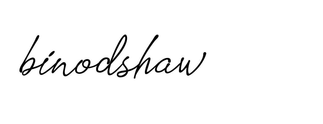 Signature of binodshaw