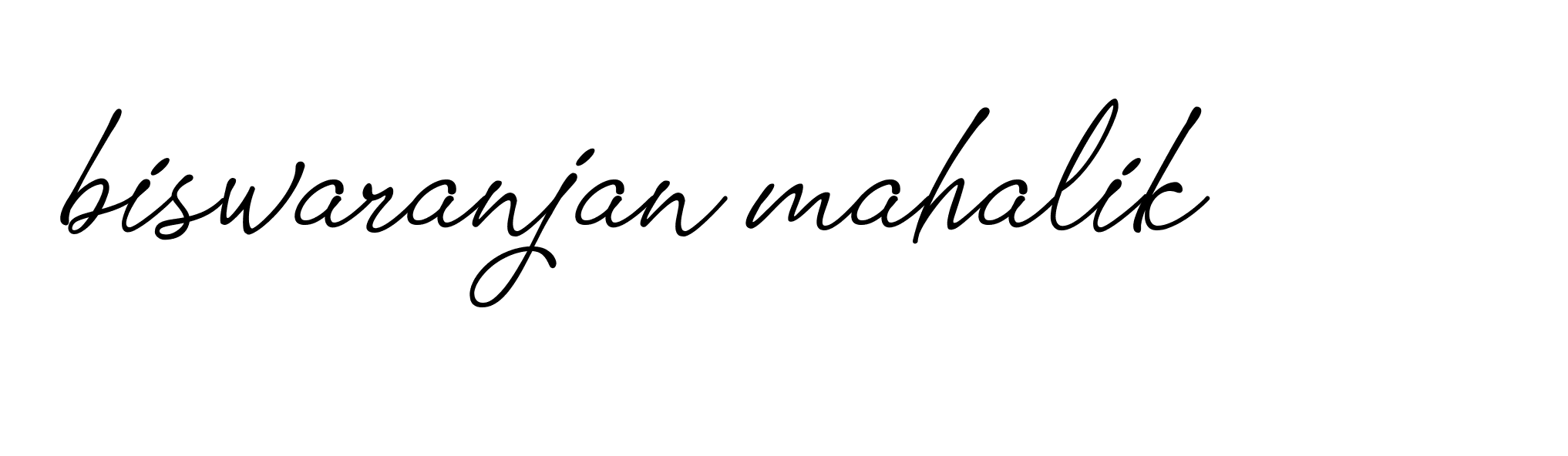 Signature of biswaranjan-mahalik