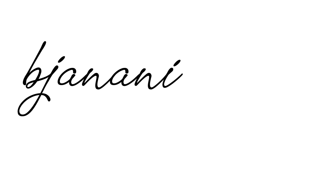 Signature of bjanani