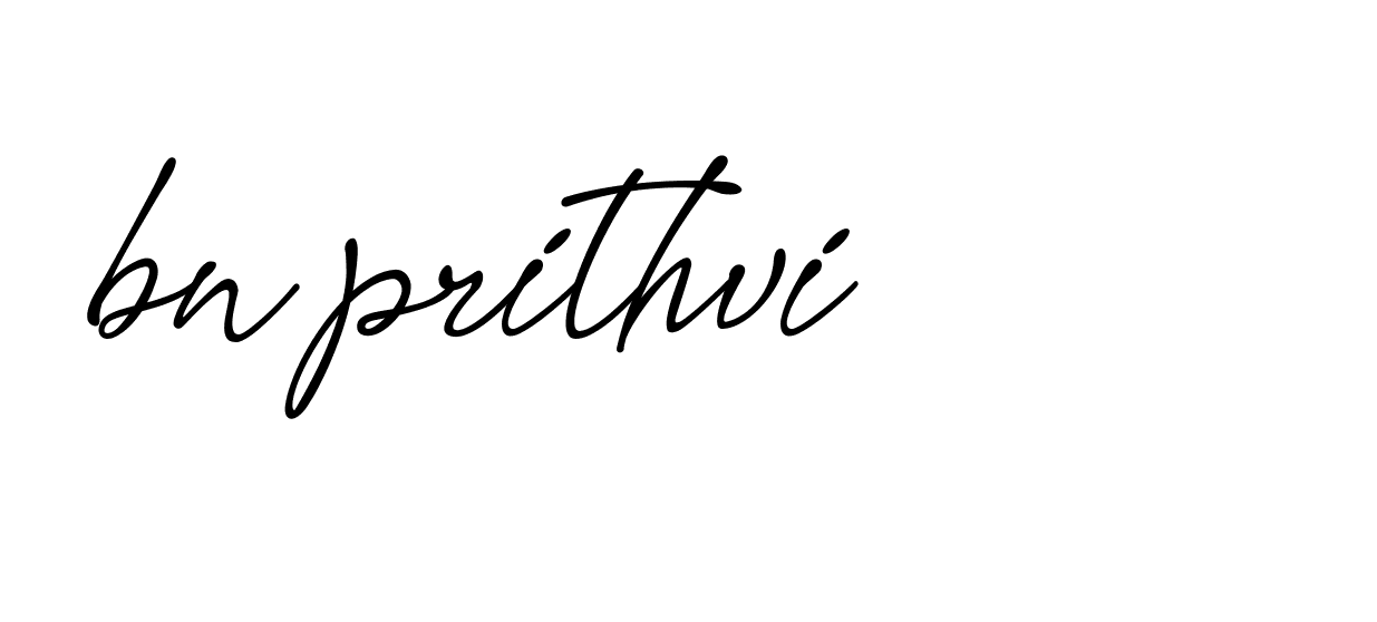 Signature of bn-prithvi