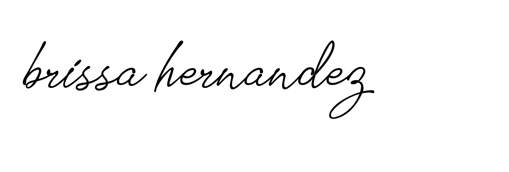 Signature of brissa-hernandez