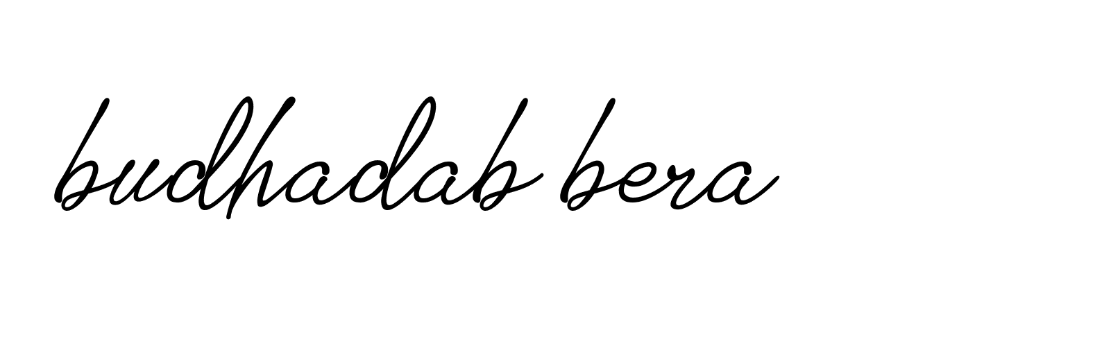 Signature of budhadab-bera