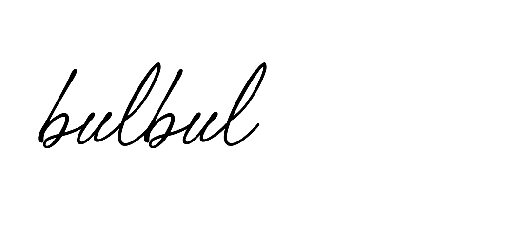 Signature of bulbul-