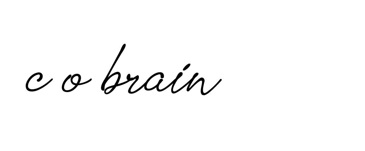 Signature of c-o-brain