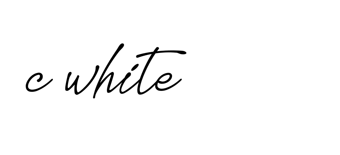 Signature of c-white-