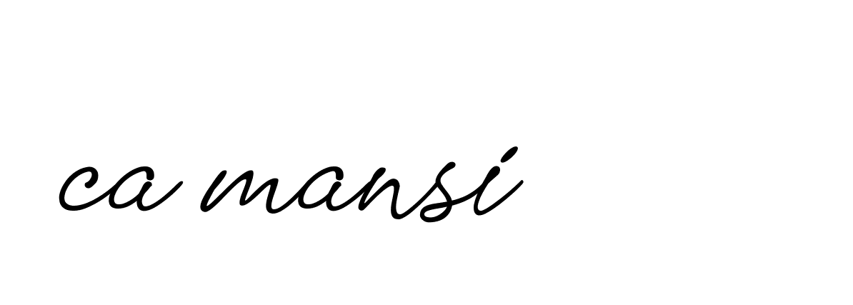 Signature of ca-mansi