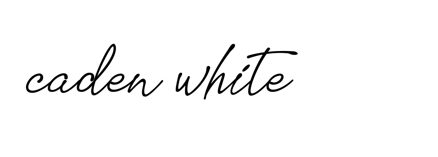 Signature of caden-white