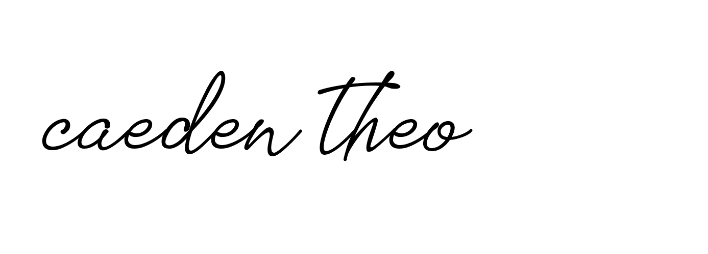 Signature of caeden-theo