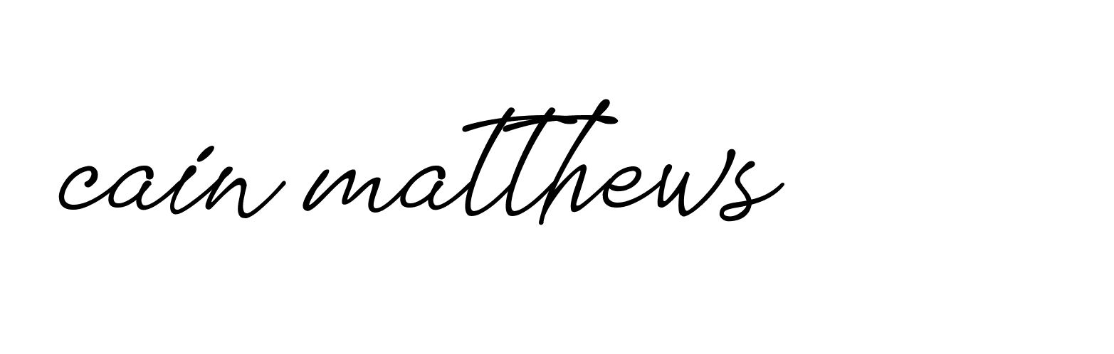 Signature of cain-matthews