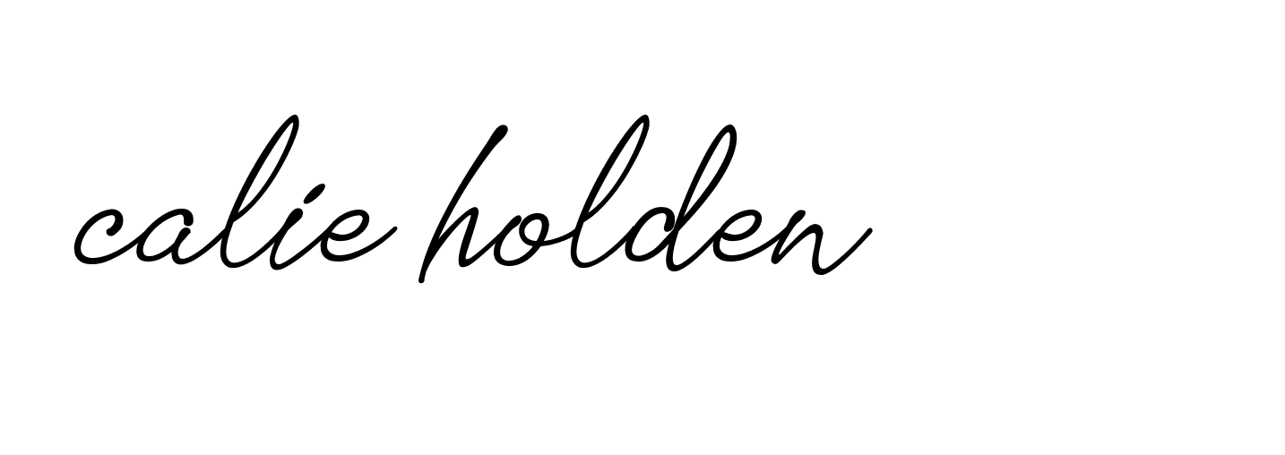 Signature of calie-holden