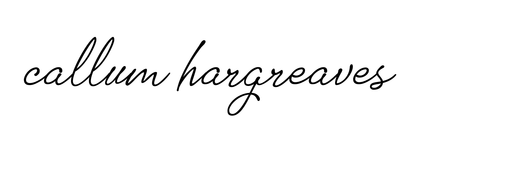 Signature of callum-hargreaves