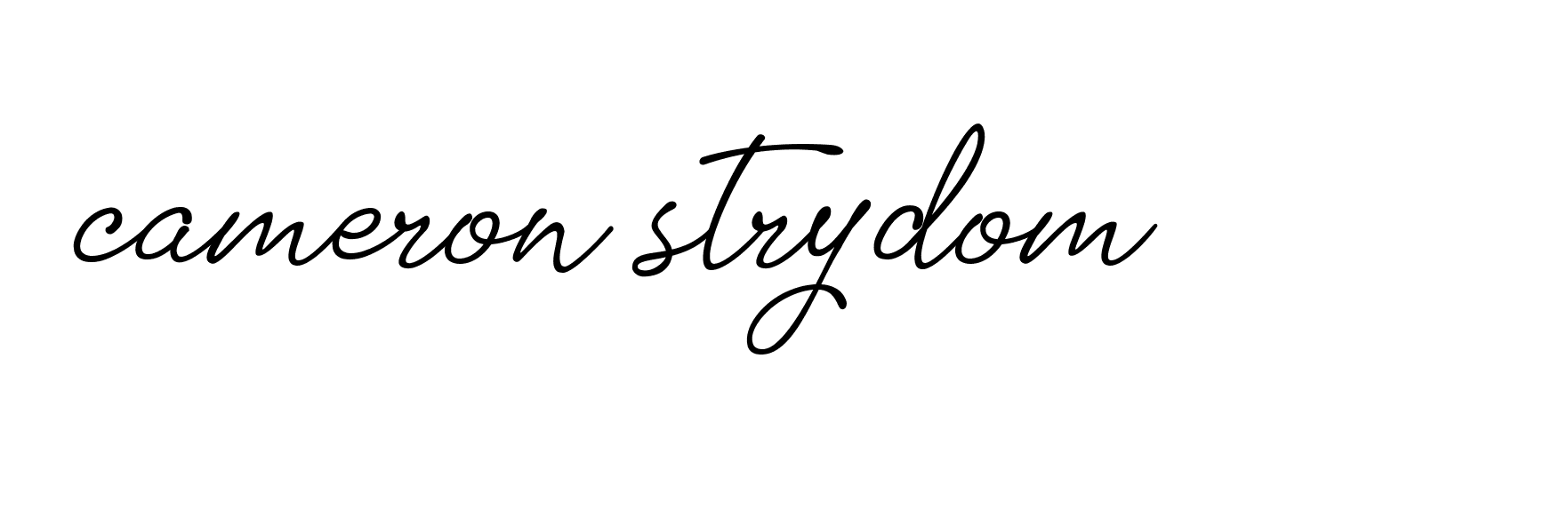 Signature of cameron-strydom