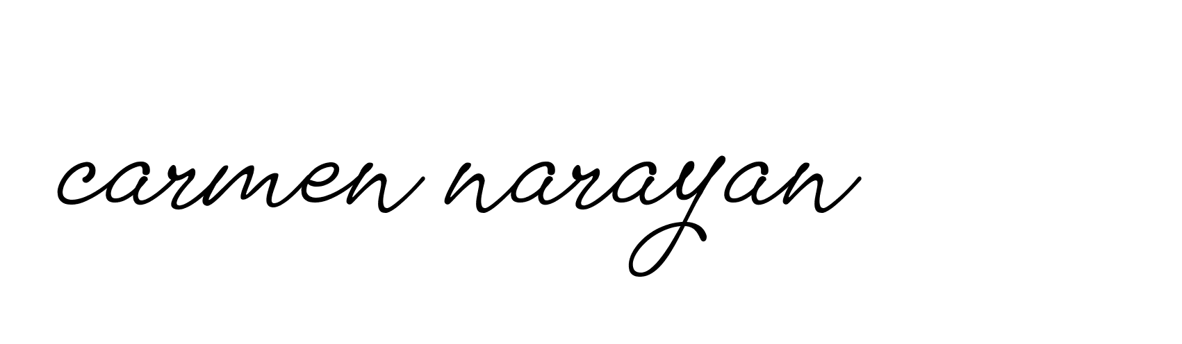 Signature of carmen-narayan