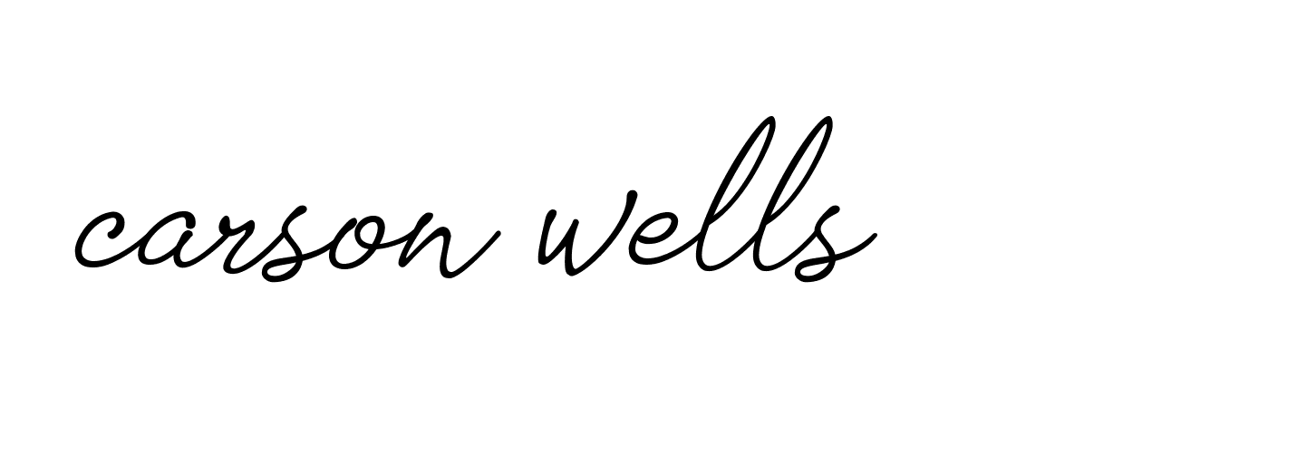 Signature of carson-wells