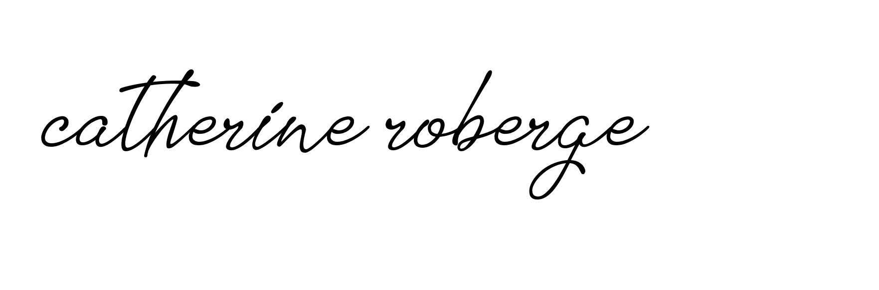 Signature of catherine-roberge