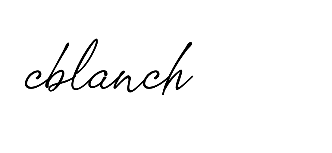 Signature of cblanch