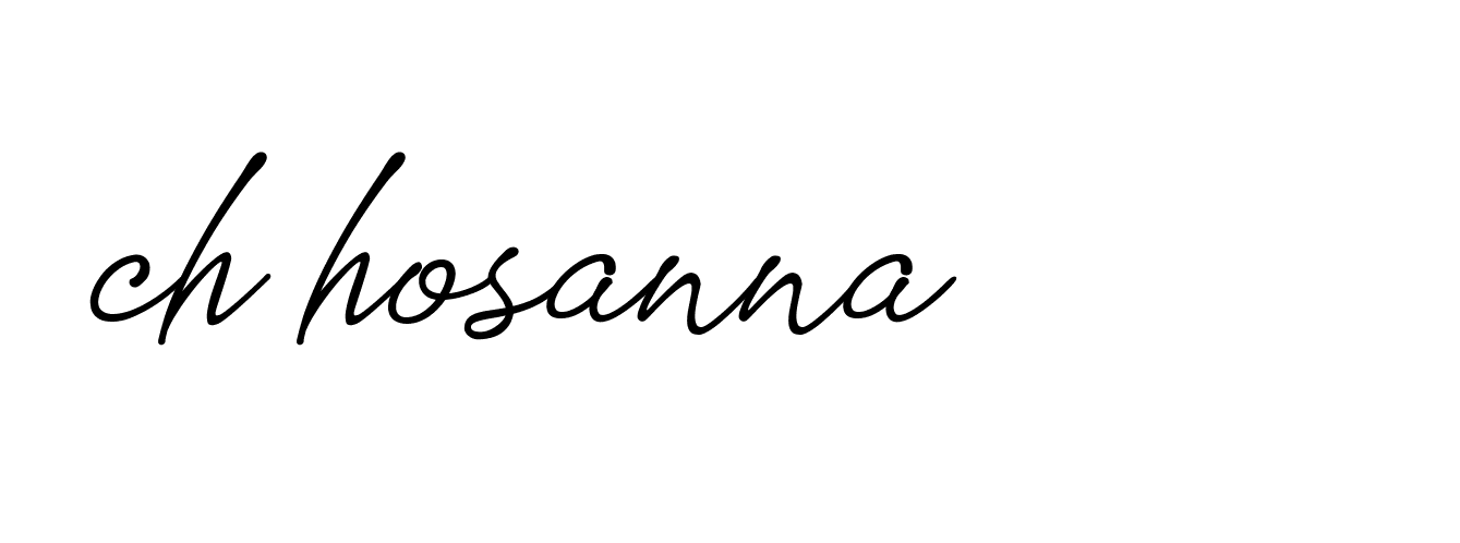 Signature of ch-hosanna