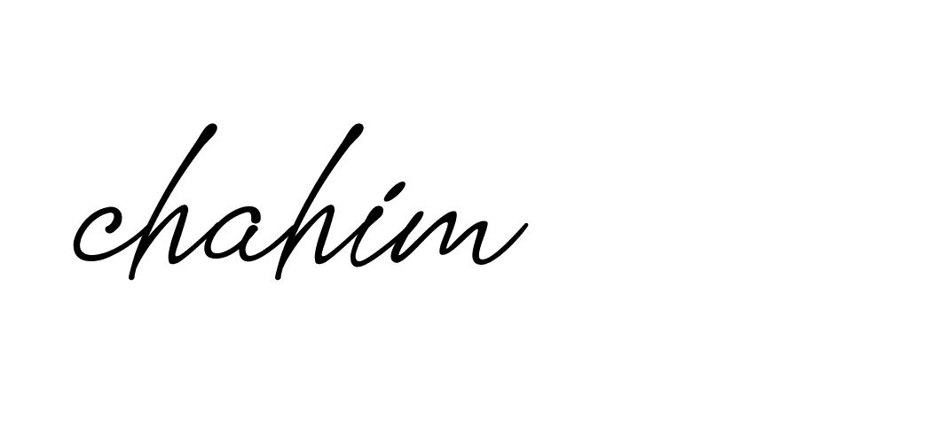 Signature of chahim