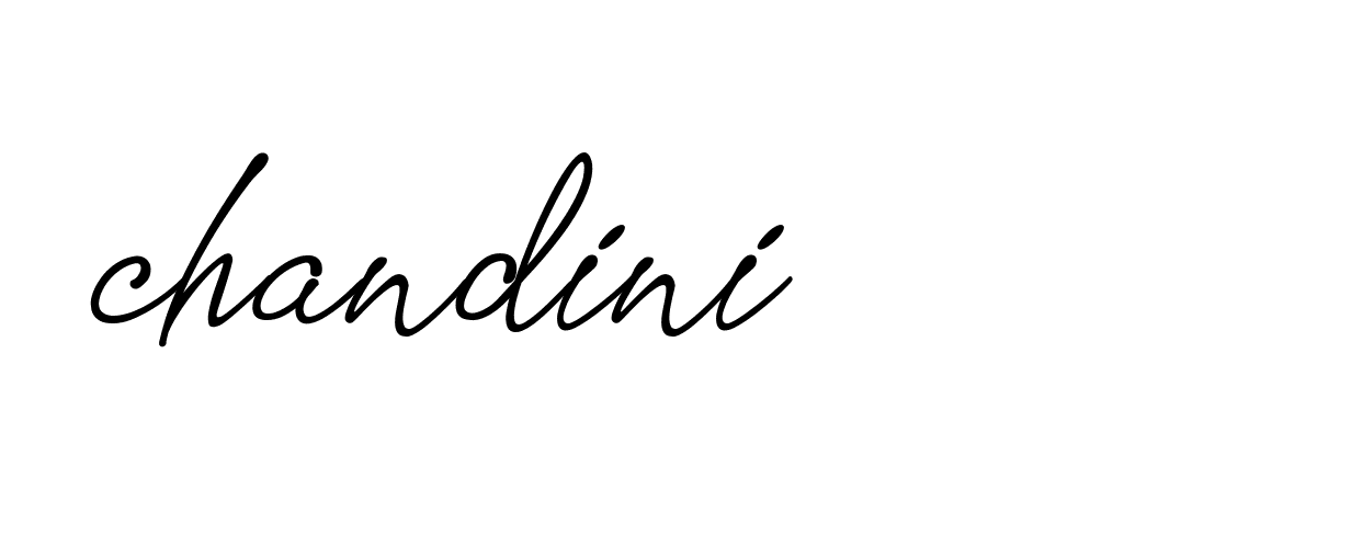 Signature of chandini-