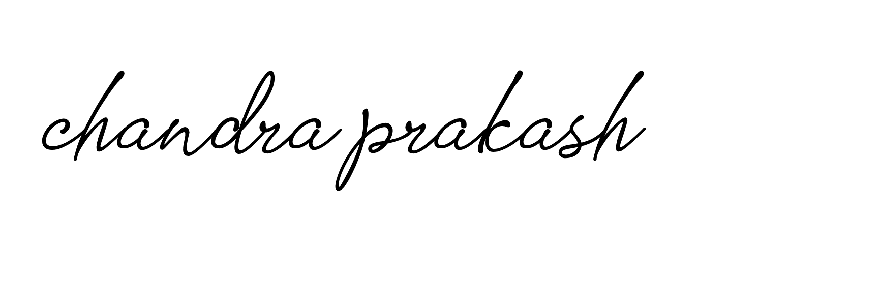 Signature of chandra-prakash