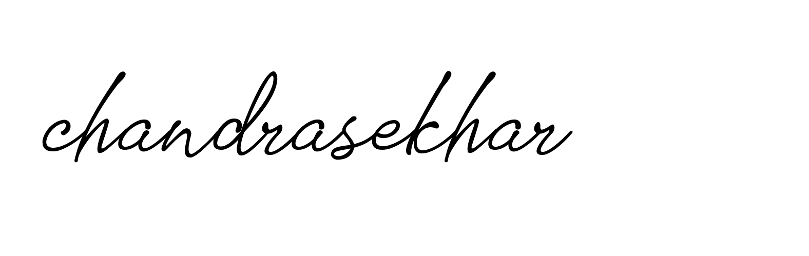 Signature of chandrasekhar