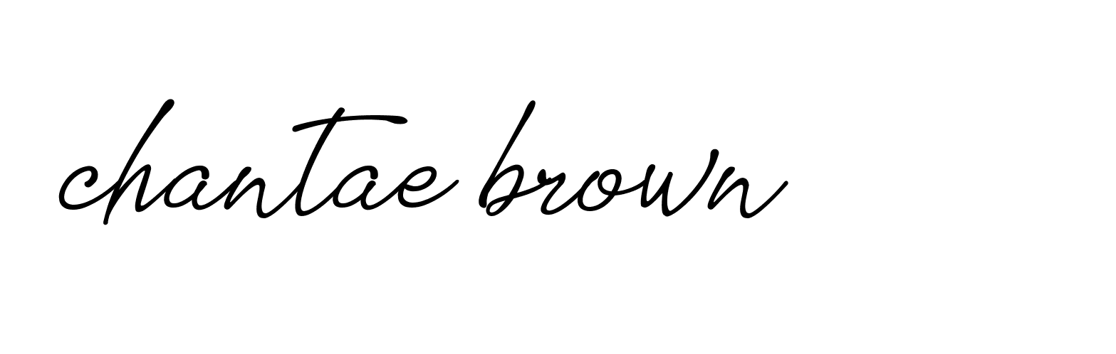 Signature of chantae-brown