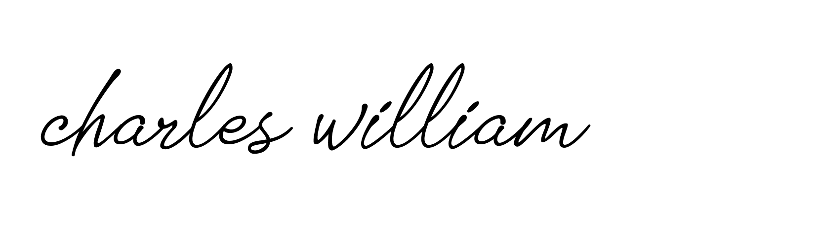 Signature of charles-william