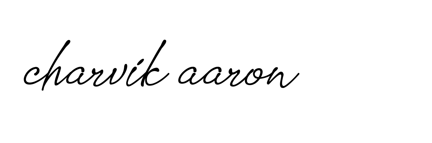 Signature of charvik-aaron