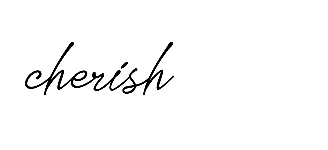 Signature of cherish-