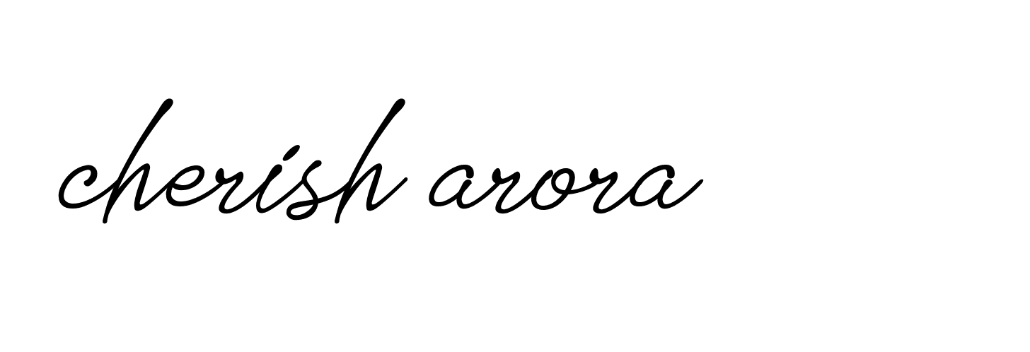 Signature of cherish-arora