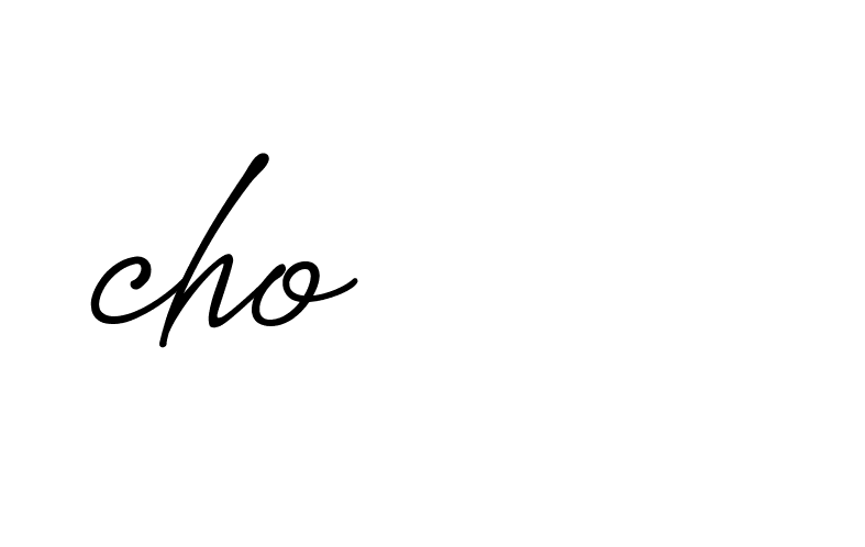 Signature of cho