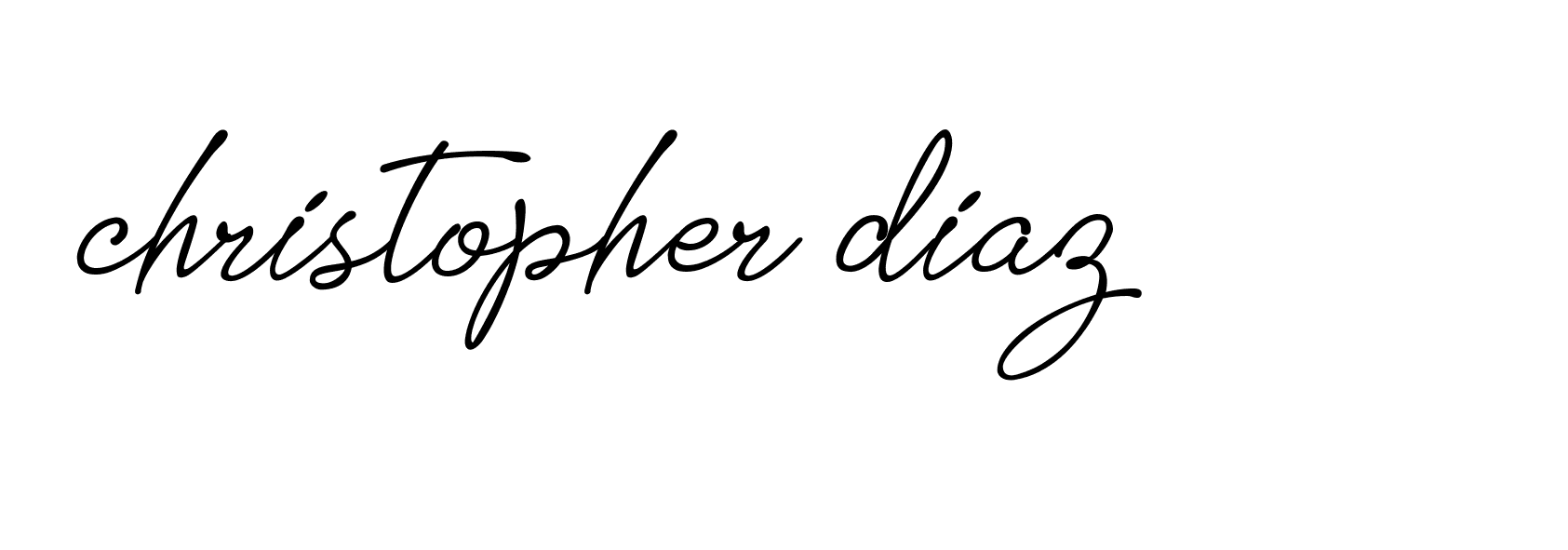 Signature of christopher-diaz