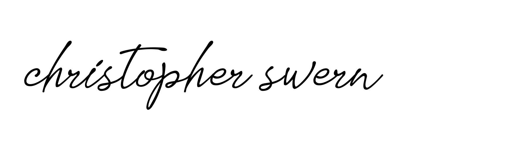 Signature of christopher-swern