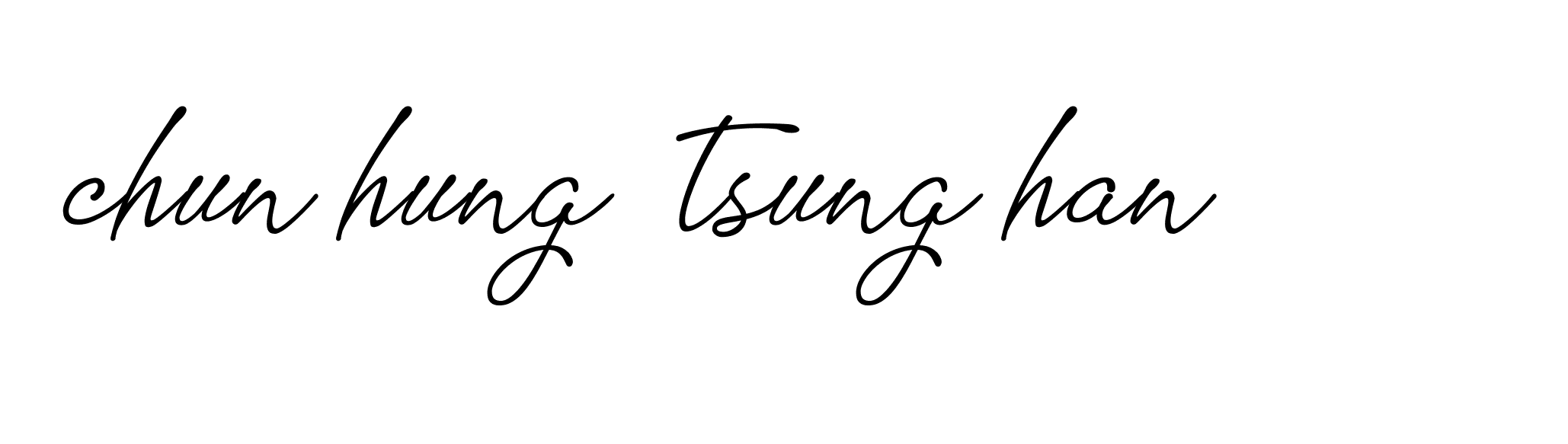 Signature of chun-hung--tsung-han