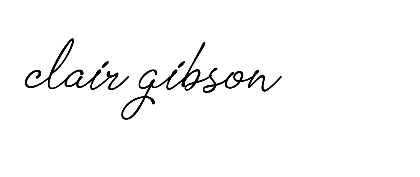 Signature of clair-gibson