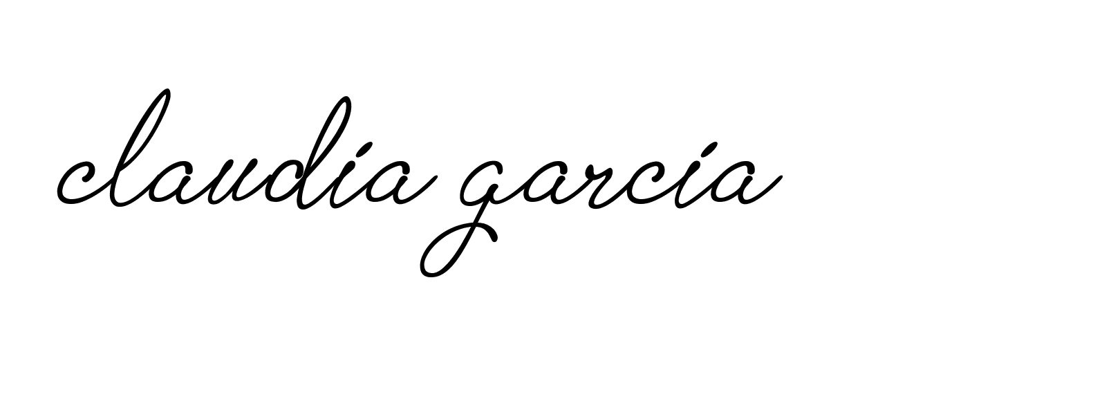 Signature of claudia-garcia