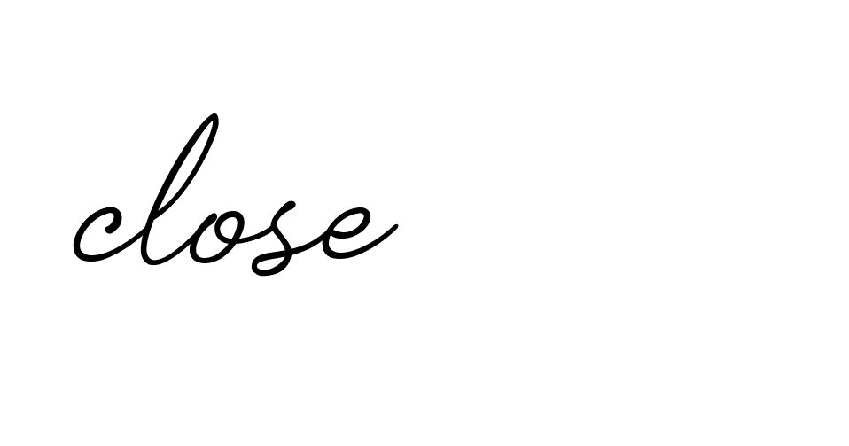 Signature of close-