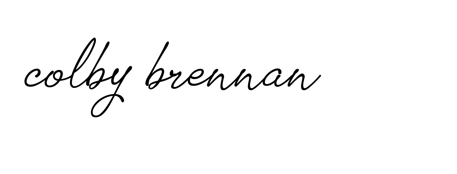 Signature of colby-brennan