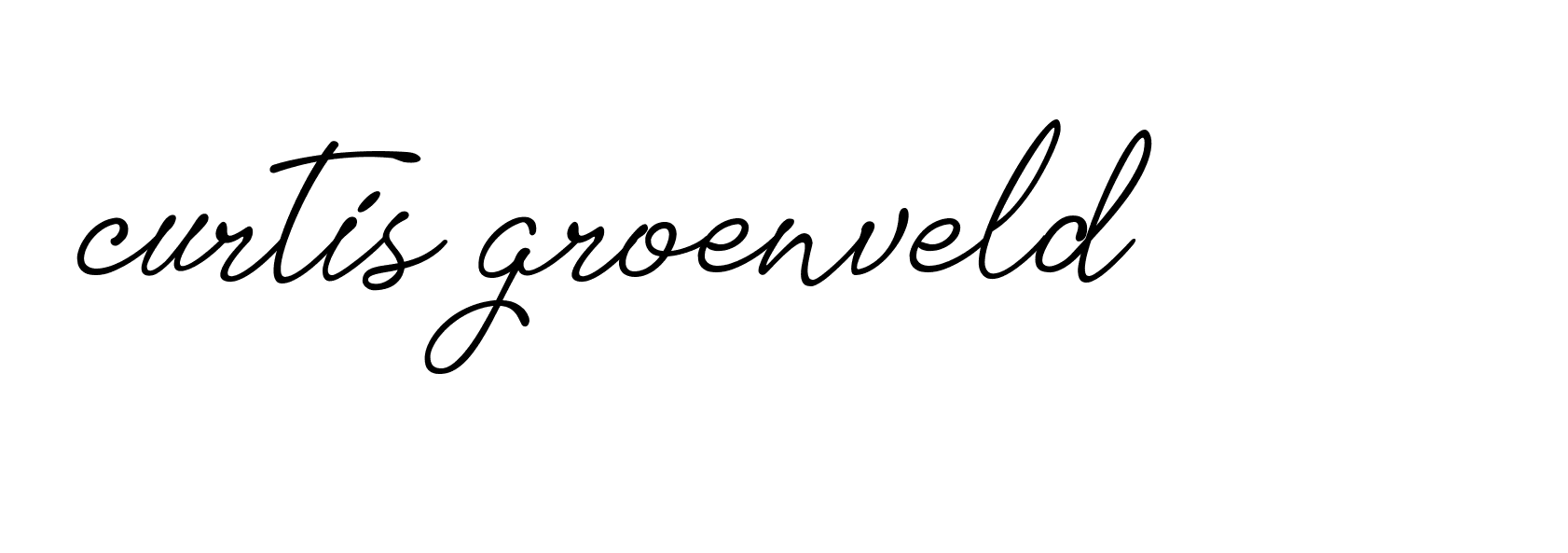 Signature of curtis-groenveld