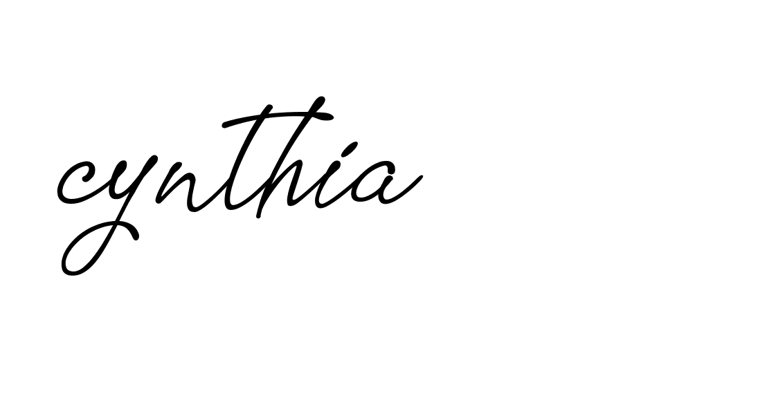 Signature of cynthia-