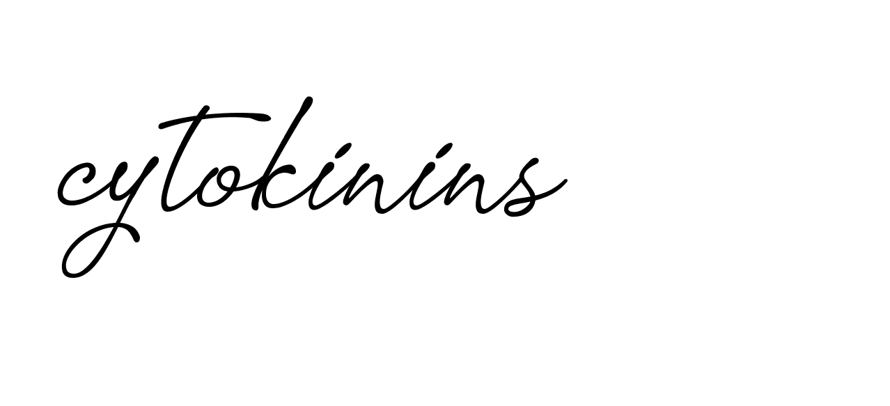 Signature of cytokinins