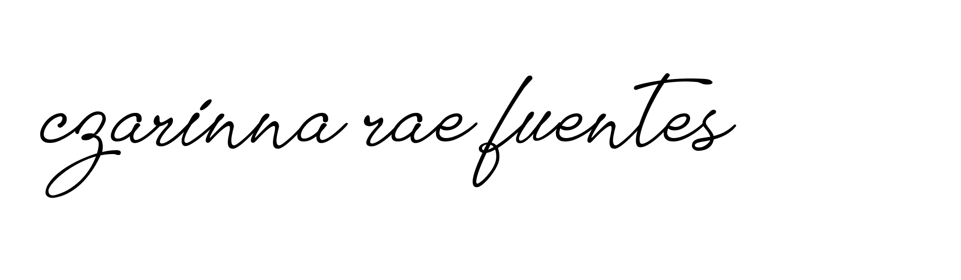 Signature of czarinna-rae-fuentes