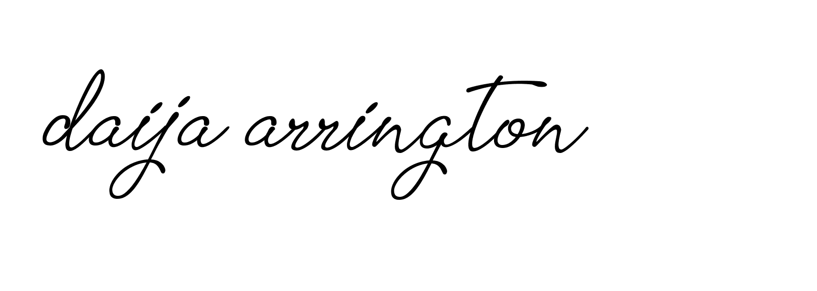 Signature of daija-arrington