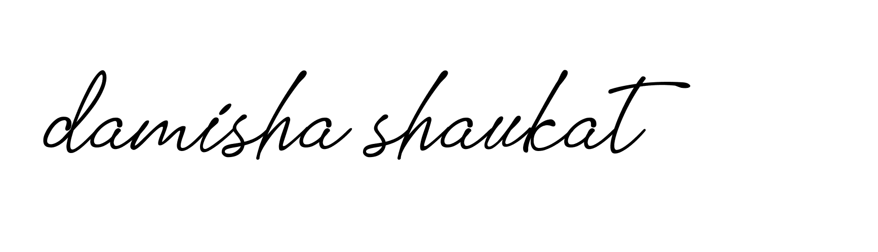 Signature of damisha-shaukat